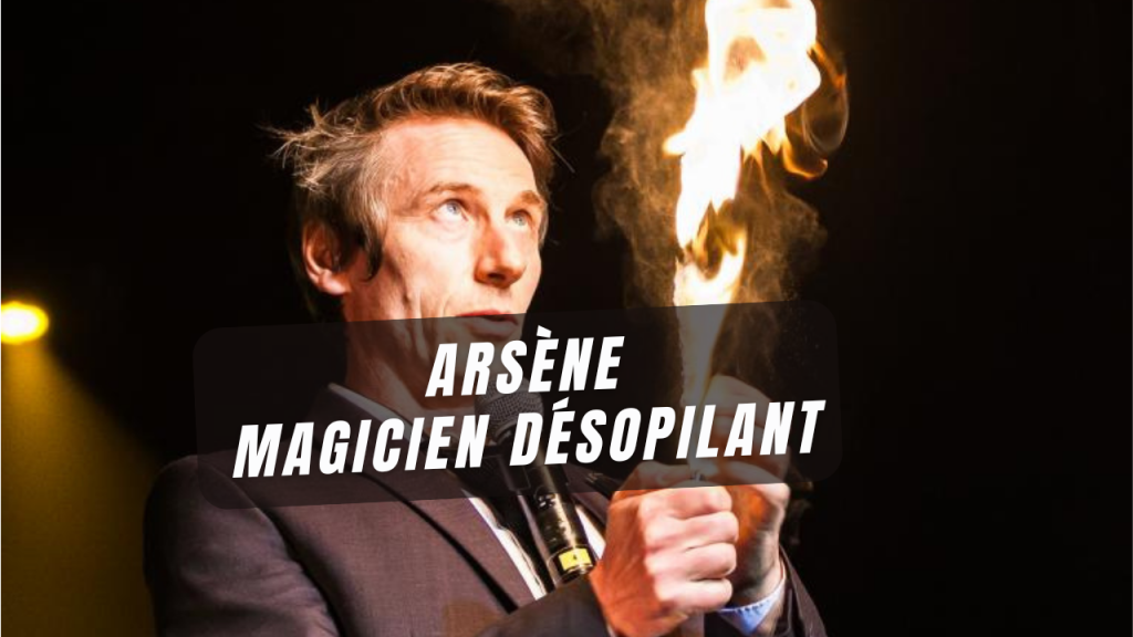 Arsène - Magicien Humour - Spectacle de magie SA PROD