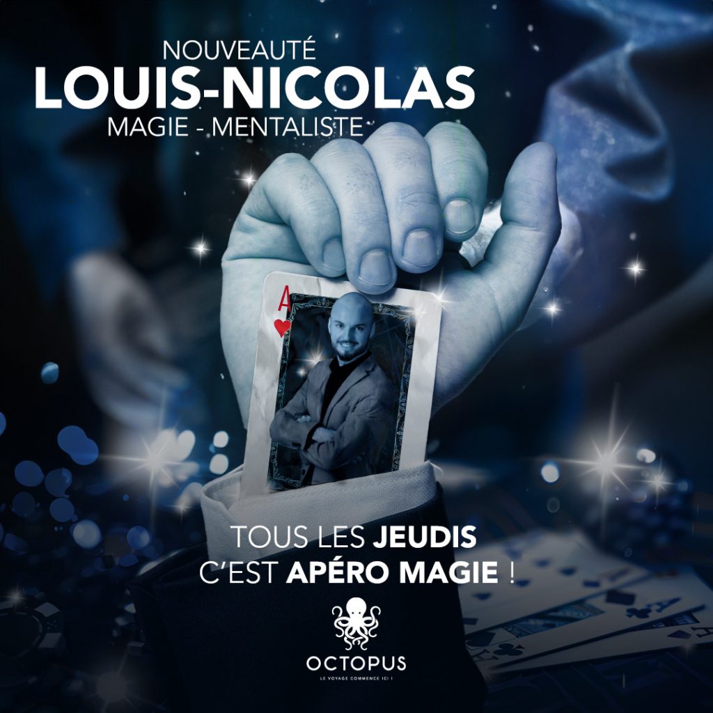 Apéro Magie Chez Octopus avec Louis-Nicolas Jeulin